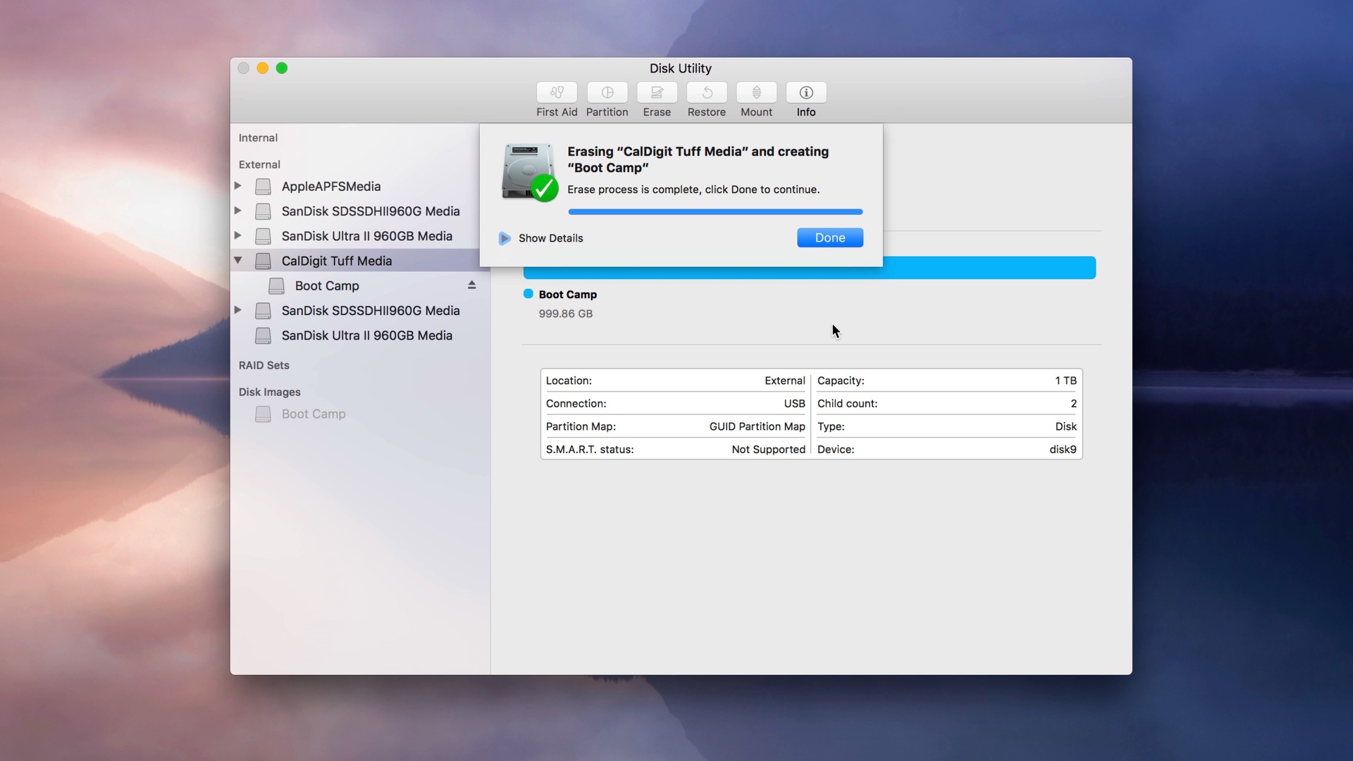formatting external drive for mac and windows